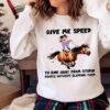 Boy Riding Horse Give Me Speed To Ride Away From Stupid People Without Slapping Them Sweater Shirt