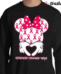 Breast Cancer Awareness Shirt Support October Pink Ribbon Survivor Shirt Sweater Shirt