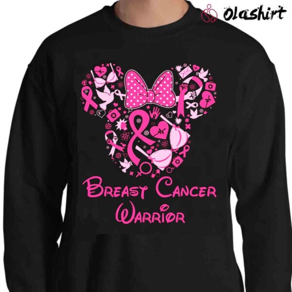 Breast Cancer Warrior Support October Pink Ribbon Survivor TShirt Sweater Shirt