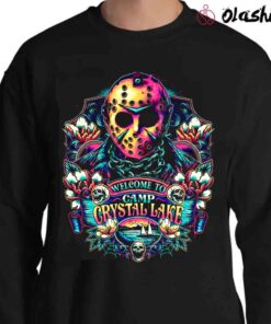 Camp Crystal Lake Halloween Graphic Tshirt Horror Movie Halloween Tshirt Sweater Shirt