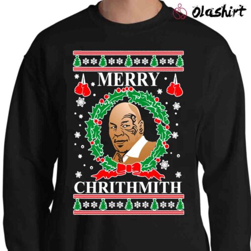 Christmas Sweater Mike Tyson Merry Chrithmith Unisex Sweatshirt Sweater Shirt