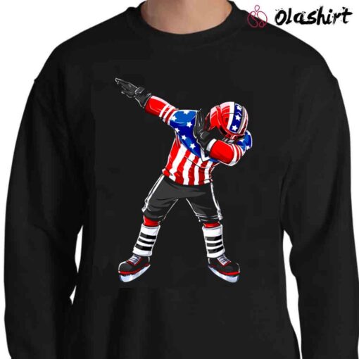 Dabbing Hockey Player Shirt Hockey Shirt Sweater Shirt