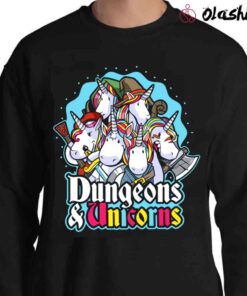Dungeons and Unicorns Dungeons and Dragons T Shirt Sweater Shirt