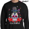Ew People Sugar Skull Mexican Owl Bone Shirt Halloween Day Of Dead Owl Skull Shirt Sweater Shirt