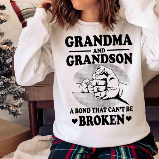 Grandma and Grandson Bond That Cant Be Broken shirt Sweater shirt