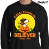 Great Pumpkin Believer Since 1966 Funny Halloween Shirt Sweater Shirt