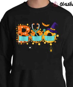 Halloween BOO Wearing Masks Boo Witch shirt Sweater Shirt