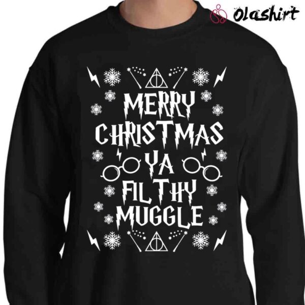 Harry Potter Ya Filthy Muggle Ugly Sweater For Christmas Sweater Shirt