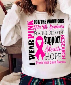 I Wear Pink Breast Cancer Awareness Breast Cancer Survivor shirt Sweater shirt
