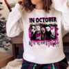 In October We Wear Pink Halloween Sublimation shirt Sweater shirt