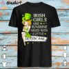 Irish Girls Are Sunshine Mixed With A Little Hurricane shirt Best Sale