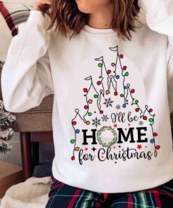 Magic Kingdom Christmas Sweatshirt Home for the Holidays Family Christmas shirts Sweater shirt