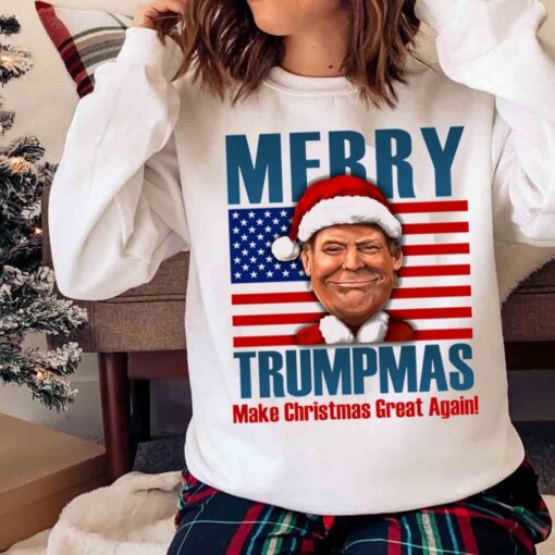 Merry Trumpmas Make Christmas Great Again shirt Sweater shirt