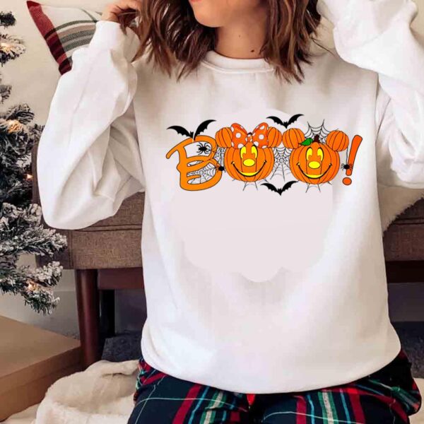 Mickey Pumpkin Boo Shirt Disney Halloween Shirt Sweater Shirt