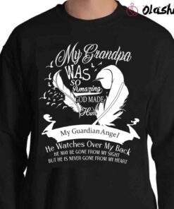My Grandpa Guardian Angel Memorial shirt Sweater Shirt