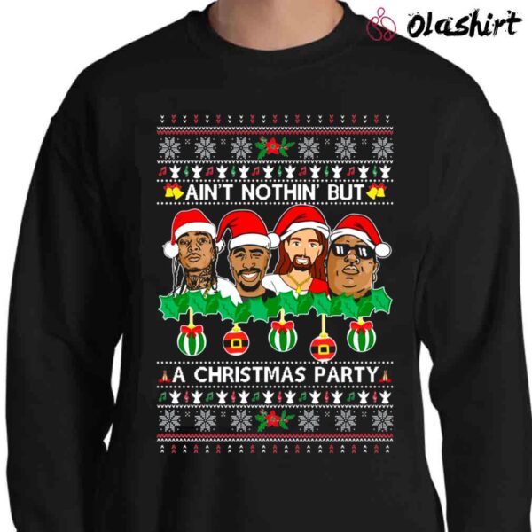 OnCoast Christmas Party Jesus Ugly Christmas Sweater, Funny Ugly Christmas shirt Sweater Shirt