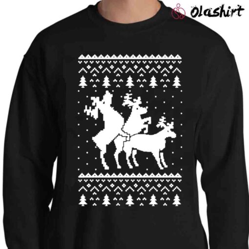 OnCoast Reindeer Sex Naughty Ugly Christmas shirt Sweater Shirt