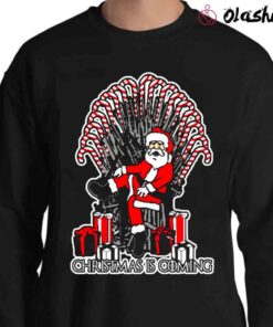 OnCoast Santa Christmas Is Coming Ugly Christmas shirt Sweater Shirt