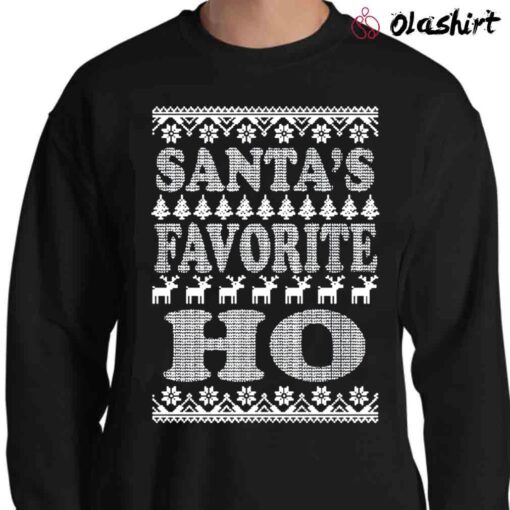 OnCoast Santa's Favorite Ho Ugly Christmas shirt Sweater Shirt