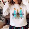 Painted Christmas Trees Christmas Tree Shirt Sweater Shirt