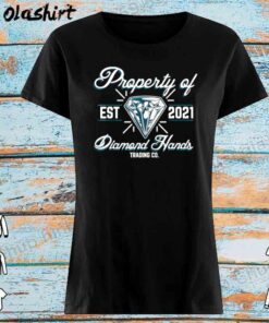 Property of Diamond Hands Trading Stock Market Candlestick Shirt