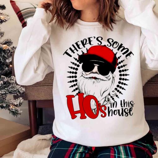Santa Claus With Red Hat Christmas shirt Sweater shirt