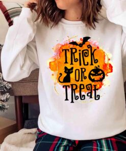 Trick or Treat halooween shirt Sweater shirt