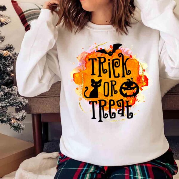 Trick Or Treat Halooween Shirt Sweater Shirt