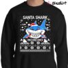 Ugly Christmas Sweater Santa Shark Ho Ho Ho Shirt Sweater Shirt