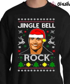 Ugly Christmas Sweater The Rock Jingle Bell Rock shirt Sweater Shirt