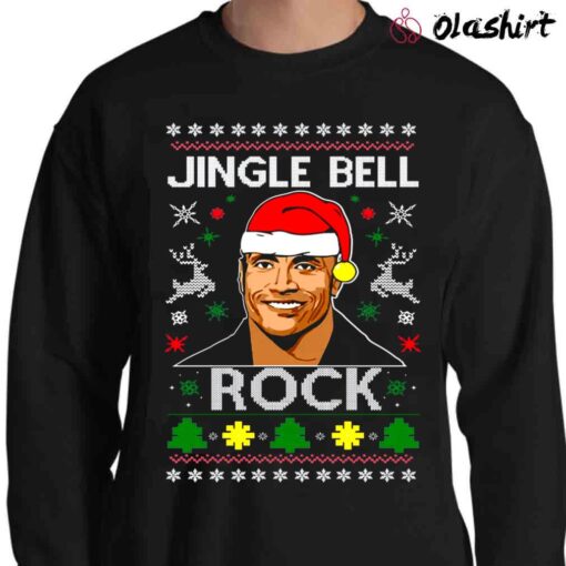 Ugly Christmas Sweater The Rock Jingle Bell Rock shirt Sweater Shirt
