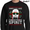Ugly Christmas T-Shirt Smells Like Christmas Spirit shirt Sweater Shirt