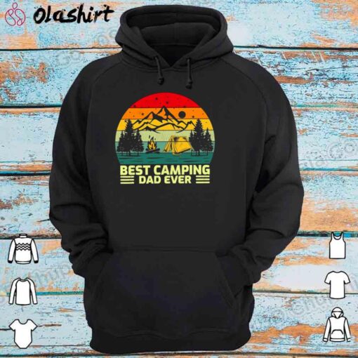 Vintage Best Camping Dad Ever Shirt