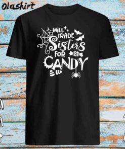 Will Trade Sisters For Candy, Halloween sibling Baby shirt