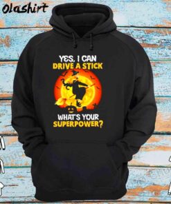 Yes I Can Drive A Stick Shirt, Funny Halloween Shirt