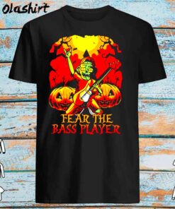 Zombie fear the bass player Pumpkin Halloween Shirt Best Sale