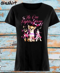 no one fights lone funny chihuahua shirt Womens Shirt