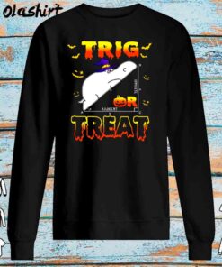 trig Opposite Adjacent Treat Halloween Shirt Sweater Shirt