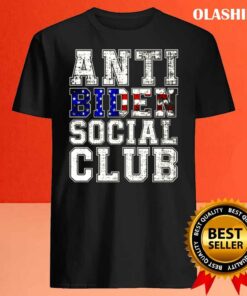 Anti Biden Social Club American Flag Retro Vintage shirt Best Sale
