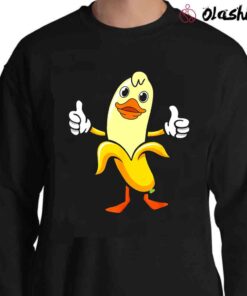 Banana Duck Part Anthropomorphic T Shirt Sweater Shirt