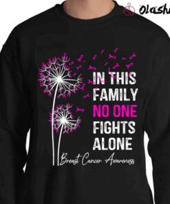 Breast Cancer Awareness Shirt Cancer Fighting Together Shirt Autumn Shirt Sweater Shirt