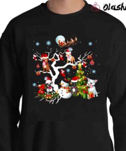 Christmas Pitbull Shirt Pitbull Dog Mom Shirt Sweater Shirt