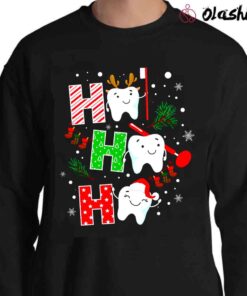 Dentist Christmas Ho Ho Ho Shirt Christmas Gift For Dentist Sweater Shirt