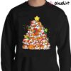 English Bulldog Christmas Tree Shirt Xmas Gifts Sweater Shirt