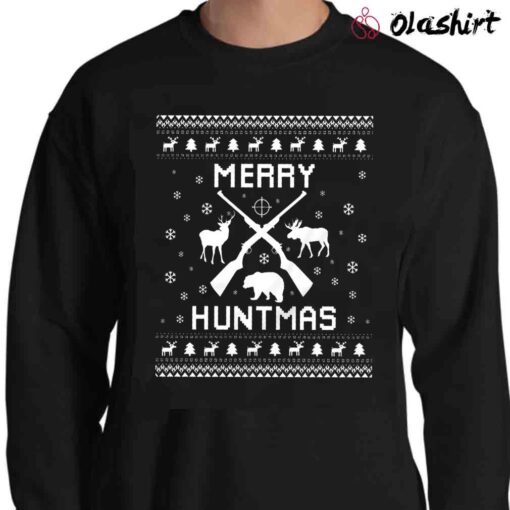 Hunting Ugly Christmas Sweater Hunter Xmas Shirt Sweater Shirt