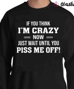 If You Think Im Crazy Now SHIRT Sweater Shirt