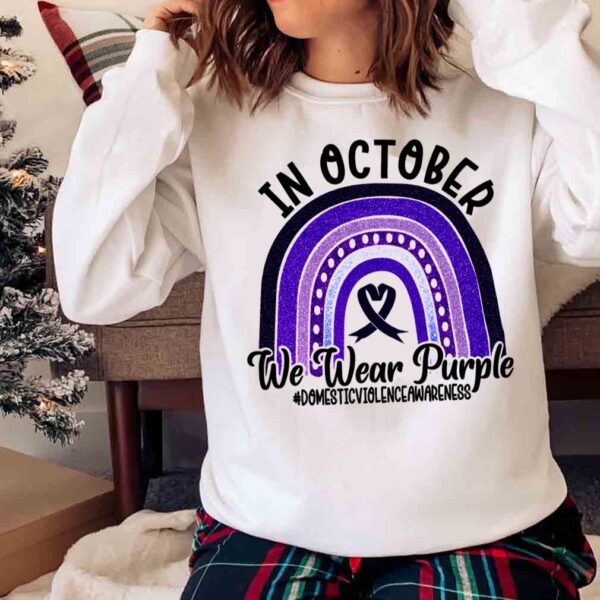 In October We Wear Purple We Wear Purple shirt Sweater shirt