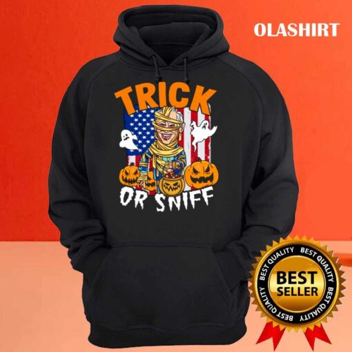 Joe Biden Hold Pumpkin Trick Or Treat Halloween T shirt Hoodie shirt