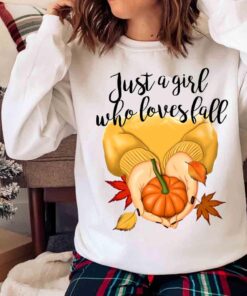 Just A Girl Who Loves Fall Pumpkin Spice shirt Sweater shirt