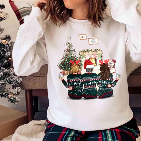 Mother Daughters Forever Linked Together Xmas shirt Sweater shirt